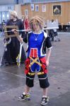 cosplay Sora de Kingdom Hearts