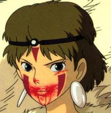 San / Princesse Mononoké avatar du personnage de Princesse Mononoké